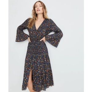 Veronica Beard Shireen vine floral dress. Size 4